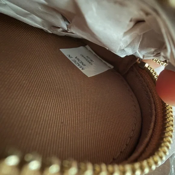 NWT 150410 Tory Burch Brown Leather Thea Coin Purse Pouch - Picture 8 of 14